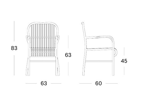 Lucy dining armchair