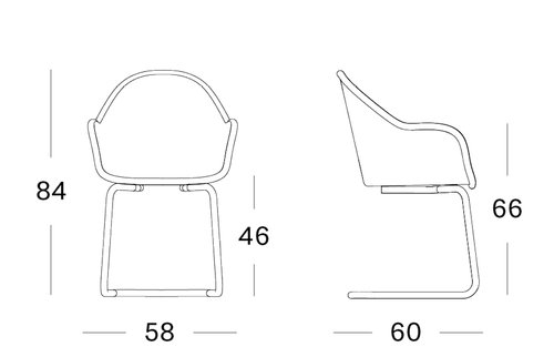 Avril HB cantilever base 