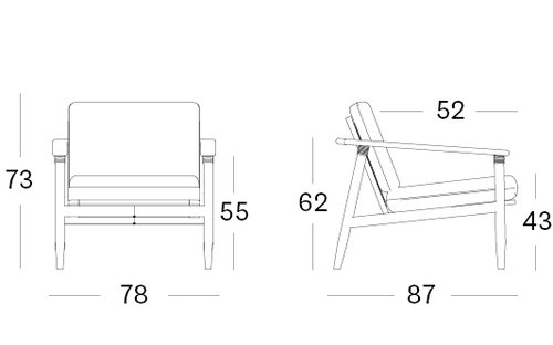 David lounge chair